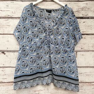 LANE BRYANT Floral Blouse Sz 18 / 20